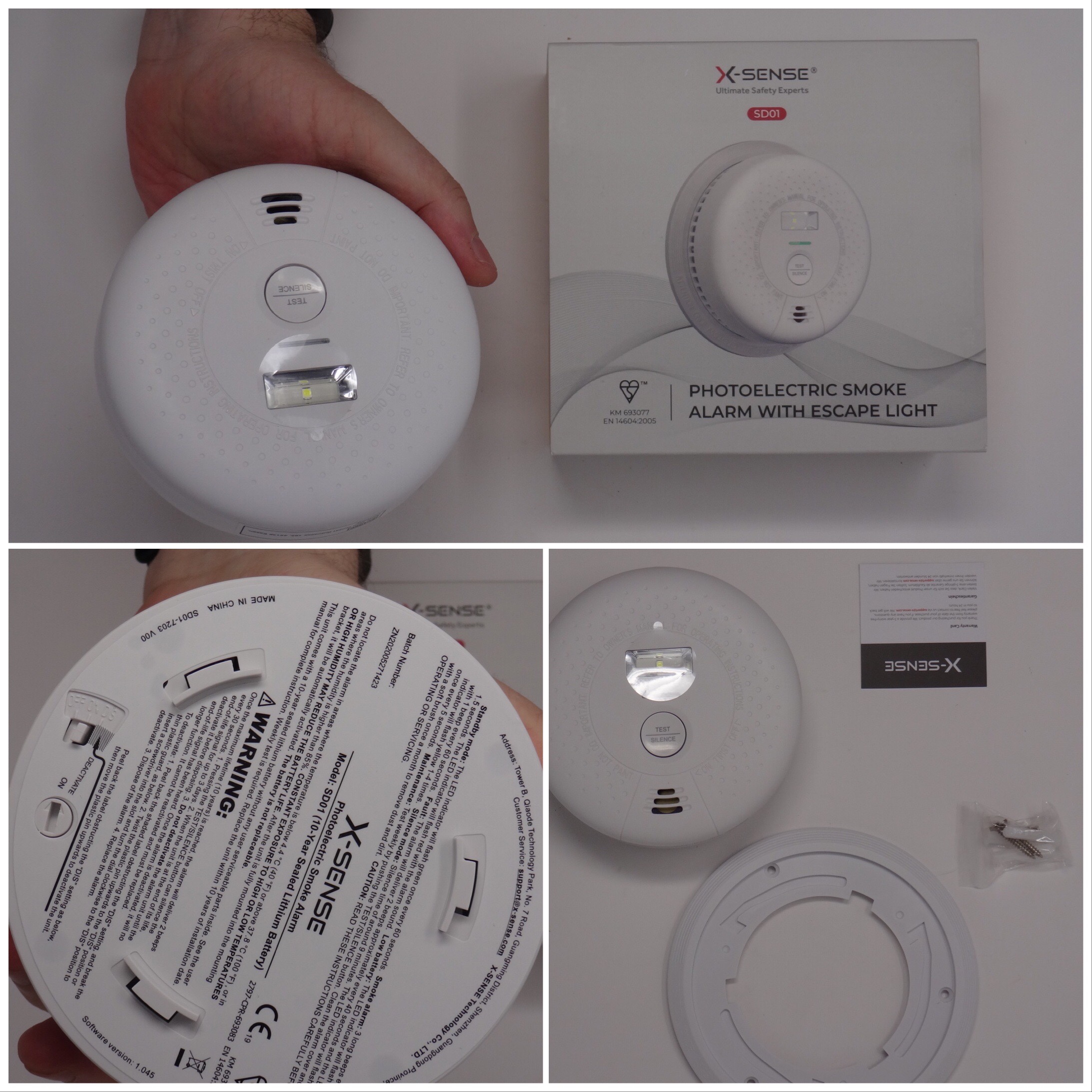 Allarme Fumo E Monossido Di Carbonio X-Sense - Con Voce E Display LCD, Batteria CR123A Sostituibile - Foto 10