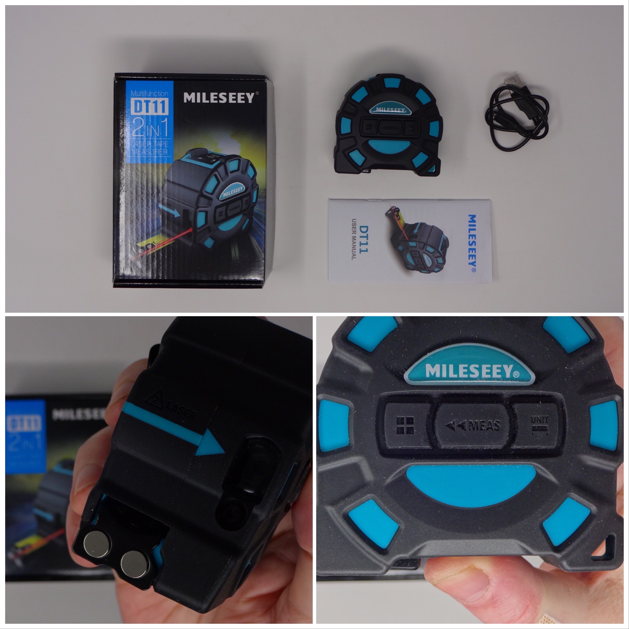 Misuratore Nastro Laser Telemetro Laser 100M SW-TM100 - Misuratore Distanza Digitale Alta Precisione Per Edilizia Strumento Misurazione - Foto 4